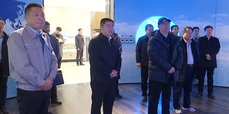 山東省生態(tài)環(huán)境廳一級巡視員葛為硯一行調研文遠環(huán)保